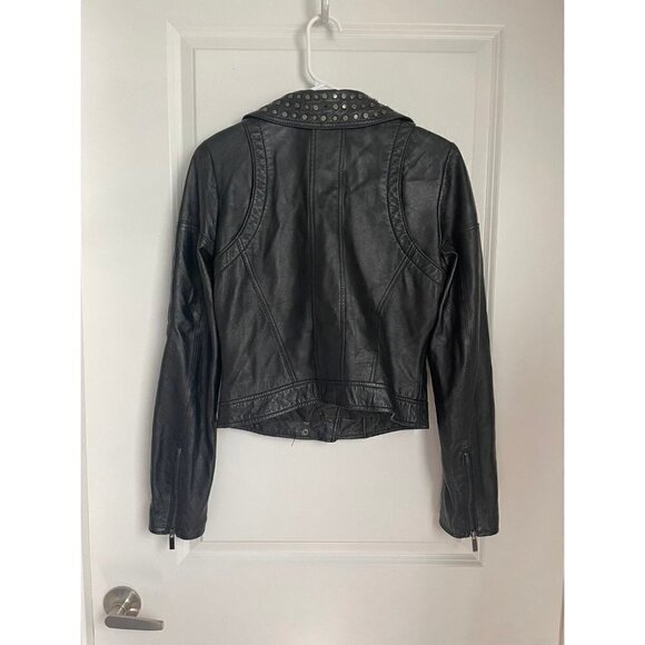 Leather Moto Jacket - Picture 2 of 3